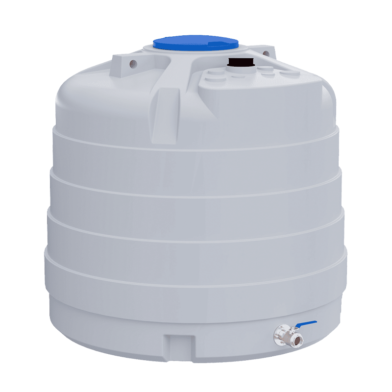 Niebieski zbiornik na wodę pitną Fortis Aqua 3000 l